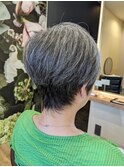 脱白髪染め☆オシャレグレーヘア