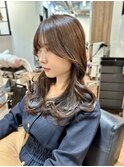 韓国ヘアー／レイヤーカット／顔まわりカット