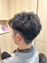 リバティシェアバーバー 銀座(LIBERTY SHARE BARBER)&nbsp;【メンズパーマ】ショートアップバングパーマ