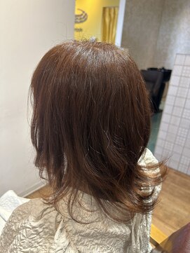 アクアリップル(aqua ripple) ピンクみ多めのやわらかブラウンカラー