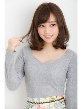 ユーフォリア 銀座本店(Euphoria) 山村ひし形シルエット外ハネロブ/ストカール/小顔くびれヘア銀座