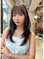 銀座　cheri  艶髪　レイヤーカット　艶髪