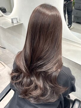 オニキス(ONYX) ブリーチなしで叶うアイスココアベージュ【chisato】