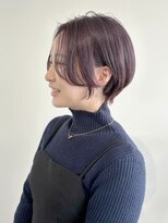 ラヴィズム 小新店(LUVISM)&nbsp;ショートカット丸みショート耳掛けひし形小新潟西区　小新