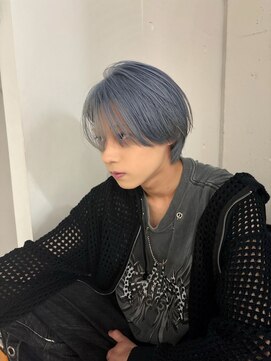 シティ(sity.) メンズカット　マッシュウルフ　ブリーチカラー