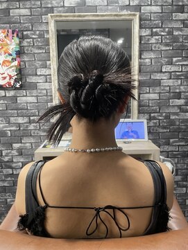 リリー シンジュク(Lilly) 【Lilly新宿】#タイトヘアセット#カチモリ＃アレンジスタイル