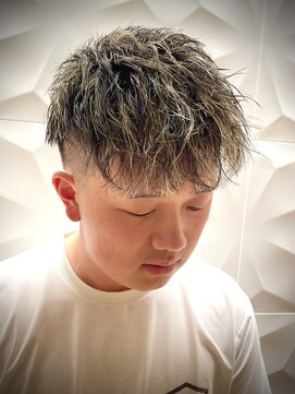 銀座マツナガ 浅草店 短髪パーマ/フェード/ツイストスパイラルパーマ/