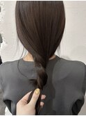 オリーブベージュブリーチなしカラーまろやかベージュ