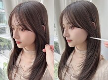 韓国風は「顔まわりのカット」が命［レイヤーカット/顔周りレイヤー/フェイスレイヤー/髪質改善レイヤー］