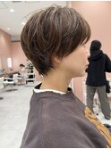 パーマを活かしたマッシュショート☆