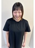 オン眉ぱっつん前髪☆