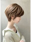 【elcot】大人かわいい小顔ショートボブショートヘア