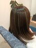 【白髪ぼかしにもおススメ★】ハイライト＋根元リタッチ