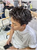 スパイキーショート/ピンパーマ/シャドウパーマ/メンズパーマ