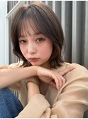 くびれヘア/顔周り/韓国/レイヤーカット/ショートボブ/前髪