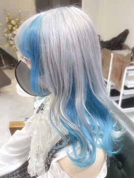 デイズ(days) ゆめ可愛いパステルカラー水色/ブルカラーホワイトシルバー