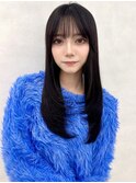 ニュアンスストレート×ロングレイヤー