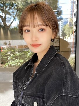 ギークス(GEEKS) 【GEEKS渋谷】ショートボブ/シースルーバング/秋カラー/マッシュ