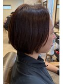 丸みショートボブ
