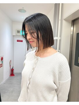 ラブハーツアンドビー 梅田EST(luve heart's And Be) あごラインボブ