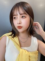 アイヴィー(IVY)&nbsp;ベージュイヤリングカラー くびれボブ【肥田亜沙美】