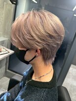 シェリール(CHERiR)&nbsp;王道メンズパーマ×センターパート爽やかダブルカラー20代