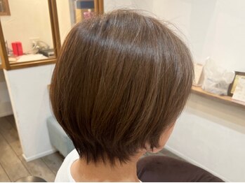 アトリエリコ(atelier RICO)の写真/【完全個室×マンツーマン】まとまりの良い、スタイリングが楽な【大人女性の自然なショート】をご提案◎