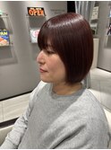 ピンクカラーボブ