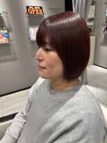 アース オーセンティック 新浦安店(EARTH Authentic)&nbsp;ピンクカラーボブ