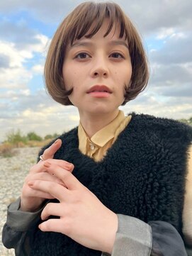 キース ヘアアンドメイク 恵比寿(kith. hair&make) ショートマッシュ/レイヤーカット/顔まわりカット