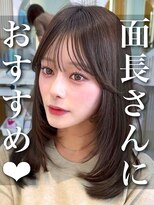 ミリバイアフロート(MIRI by AFLOAT)&nbsp;【島田佑】ミディアムレイヤーカットグレージュ顔周りカット