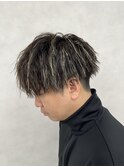 ツイストパーマ×ハイライト