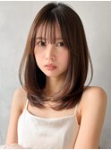 ★美髪レイヤーカットくびれヘアサイドバングモテ髪うるツヤ