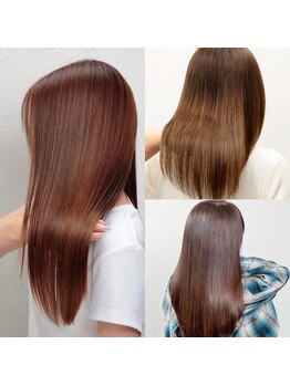 アルバヘアー(alba hair +)の写真/【京橋】一人ひとりに合わせた新発想のオーダーメイド「酸性ストレート」でお悩みを徹底解消◎