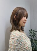 酸性ストレート/縮毛矯正/ボブ/ミディアム/切りっぱなし/横浜