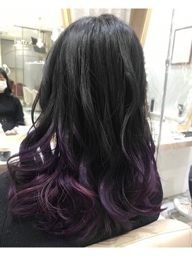 ナオキ ヘアー ドレッシング 銀座店(NAOKI HAIR DRESSING) スギライトパープル