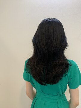 シェノン 西梅田(CHAINON) 韓国スタイル、くびれヘア、グレーベージュ、似合わせカット