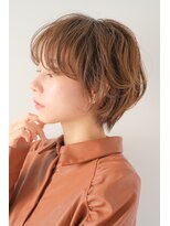 ガリカ 横浜(Gallica) 大人かわいいマッシュショートボブ/20代30代40代/透明感ベージュ
