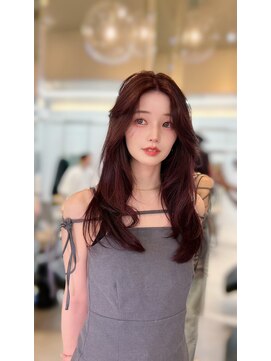 ラル 立川(lar) 暗めレッド_大人ガーリーチョコレートモード