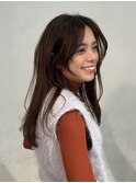 30代イメチェンハッシュカット似合わせウルフロングレイヤーボブ
