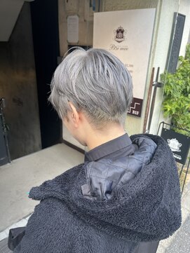 ブーミー(Bor mee) 【Bormee】メンズハイトーン/グレージュ/シルバー/嶋田萌乃