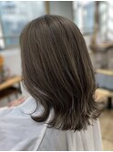 透明感カラー外ハネワンカール