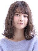 切りっぱなしボブ美髪パーマ/エアリーロング