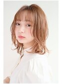 <長まなみ>☆ウルフヘア × ナチュラルベージュカラー☆