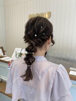 モリオフロムロンドン 大宮店(morio from London)&nbsp;編み下ろしアレンジ【金山】