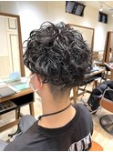 メンズパーマ　スペインカール
