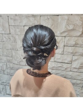 アオ(ao) セミロング×ヘアアレンジ