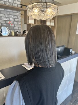 ヘアスペースブルーム エボリューション 庄内店(HAIR SPACE BLOOM evolution) 【庄内店/カット カラー】アッシュカラー/ハイライト/30代 40代