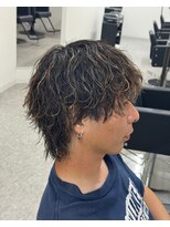 ブライト(BRIGHT)&nbsp;マッシュウルフ波巻きスパイラルパーマ