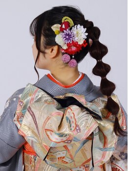 ヘアメイクアンドフォトスタジオ ベストシーン 有楽町 東京交通会館の写真/ベテラン着付師在中!!結婚式・式典・パーティ等☆駅前1分！電話予約
